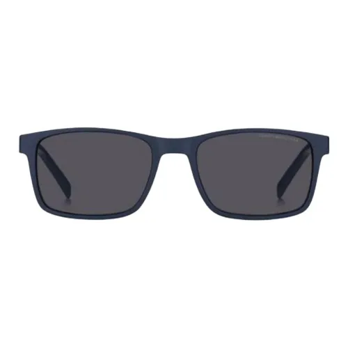 Tommy Hilfiger Eco Friendly Полиамид Квадратные Солнцезащитные очки Мужские Синие