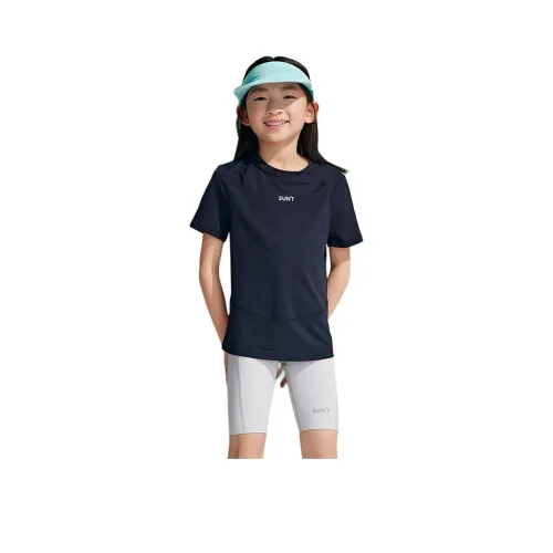 SUNTOMORROW T-рубашка 2024 Summer Нежно-желтый Экстрим Найт Черный Облачно-белый Подростки