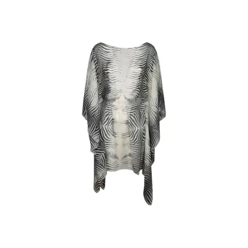 Roberto Cavalli Длинное платье с длинными рукавами женское