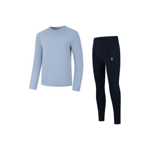 QIAODAN Фитнес Комплект Мужской Небесно-Синий