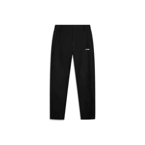 LINING Glory Series Вязаные Тренировочные Штаны Мужские Черные