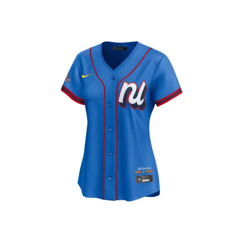 Nike Clothing Светло-Синие Женские Бейсбольные Джерси