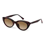 Оправа из черепахи с градиентными линзами цвета чайного коричневого [524412-C2]