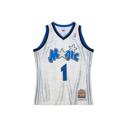 MITCHELL NESS Баскетбольная Джерси Унисекс Белая