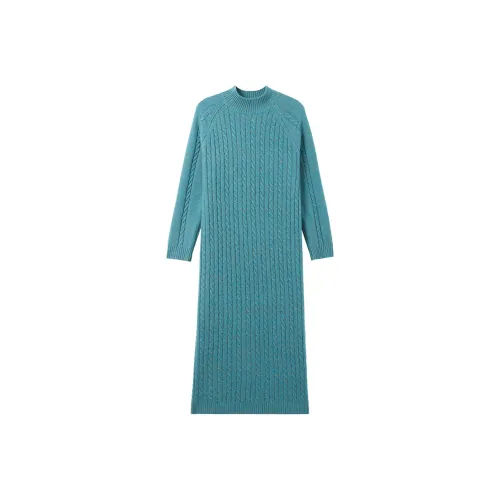 X MOOM Длинное платье с длинными рукавами женское