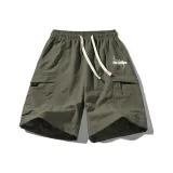 Армейский зеленый (Американская молния с принтом буквы)