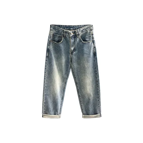 YGQPZHZ Элегантные синие мужские джинсы