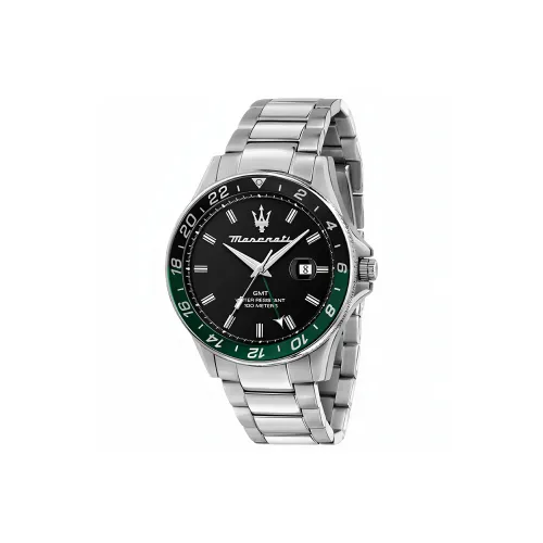 Maserati Кварцевые наручные часы механический стальной ремешок зеленый циферблат унисекс