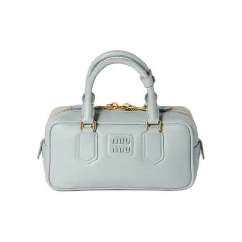 MIU MIU Arcadie Series Телячья кожа Одно плечо Сумка Стандартная Женская Озерный Синий