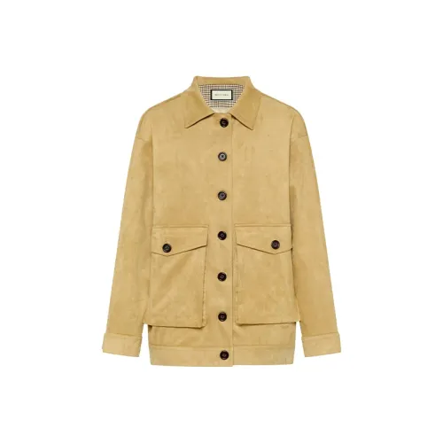 MEIYANG Желтые Женские Куртки