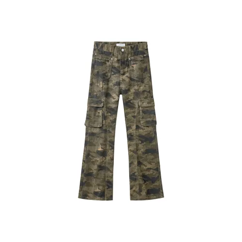 TLONELY1 Джинсы Женские Камуфляж