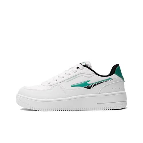 Erke Дышащий Увеличение Высоты Устойчивый к Износу Низкий Топ Скейтборд Кроссовки Мужские True Рассвет Зеленый