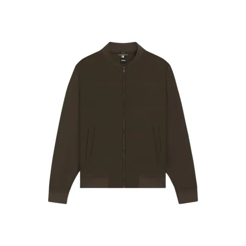 Hugo Boss Темно-зеленый Мужской пуховик