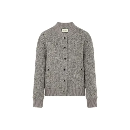 MEIYANG Серый Heather Женское Пальто