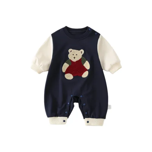 XiaoJinBu Темно-синий Детский Комбинезоны / Ползунки