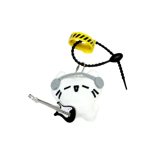 AIZIYUO Наушники для игры на гитаре Музыкальный Meow Кошка Плюшевый Брелок 6,5 см Высокий
