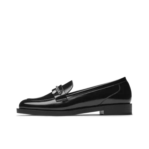 CHARLES KEITH Маленькие ck лоферы 2,5 см Женские Черный Коробка Черный