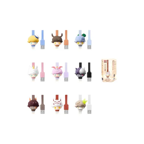 POP MART Коллаборация Edition DIMOO No Sleep Allowed Tonight Collection Cable Слепые коробки Один Blind Коробка Целая коробка 9 шт