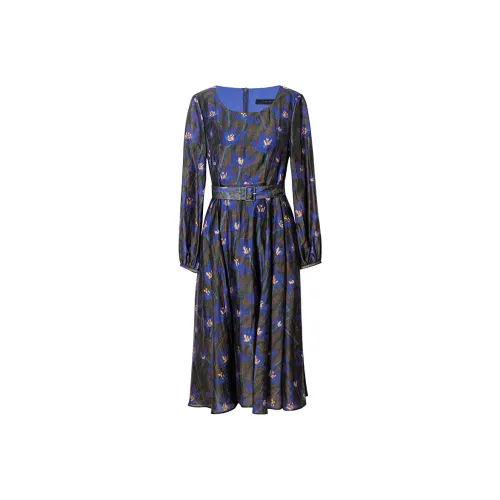 ROEYSHOUSE Длинное платье с длинными рукавами женское