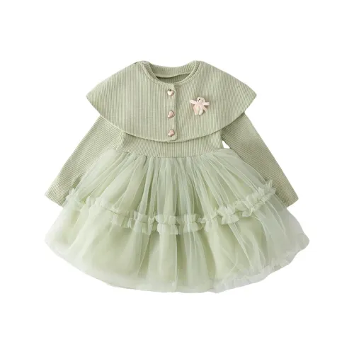 SUPEREDGE Зеленые Платья для Дошкольников