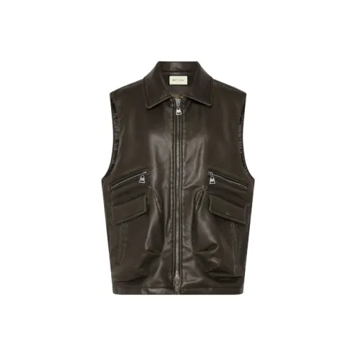 MEIYANG Серый Зеленый Женский жилет