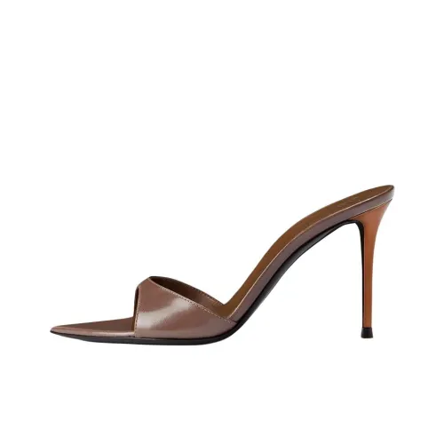 Giuseppe Zanotti GZ Слипоны 9 см Женские Коричневый