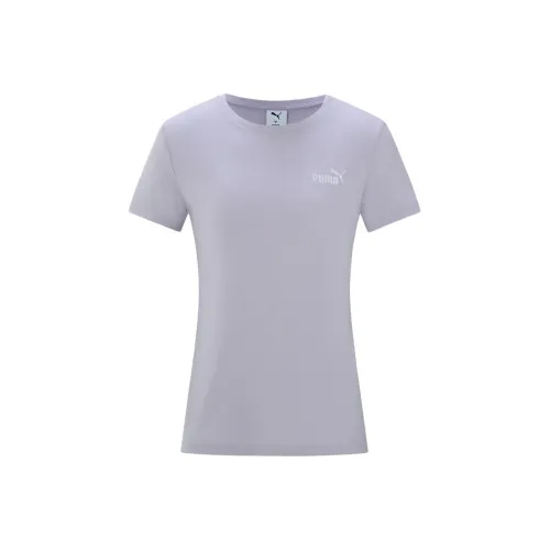 PUMA ESS Светло-фиолетовые Женские T-рубашки