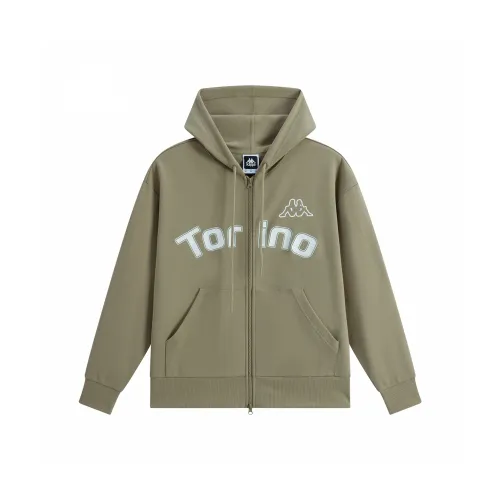 KAPPA 1916 Series Свитшот Унисекс Серебряный Шалфейно-зеленый