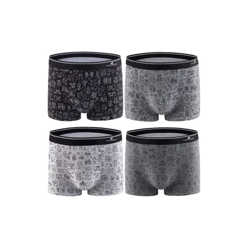 Rich birds Черный + Серый + Светло-серый + Темно-серый Мужские боксер-шорты