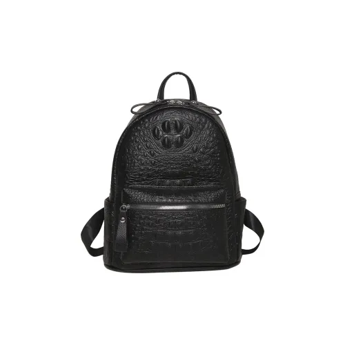 NOMK ПУ (полиуретан) Рюкзак Сумка Сумка через плечо Женская Черная Белая