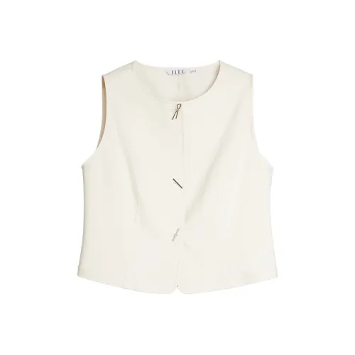 ELLE Белый Женский жилет