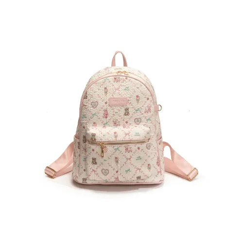 Homeboisportclub ПУ (полиуретан) Рюкзак Стандартный Женский Розовый