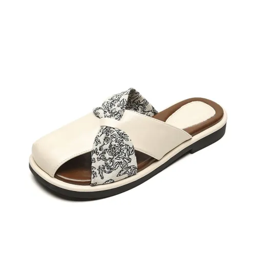 MADALLO Тихий Антизапахивающий Устойчивый к истиранию Домашние тапочки Женские Абрикос