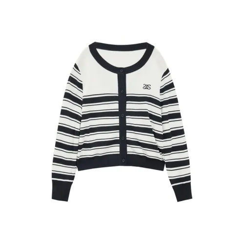 SUNTOMORROW Свитер Весна 2025 Черный Белый Подростки