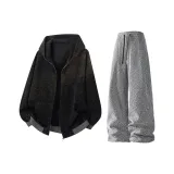 Чёрный топ + Белые штаны Фотиния