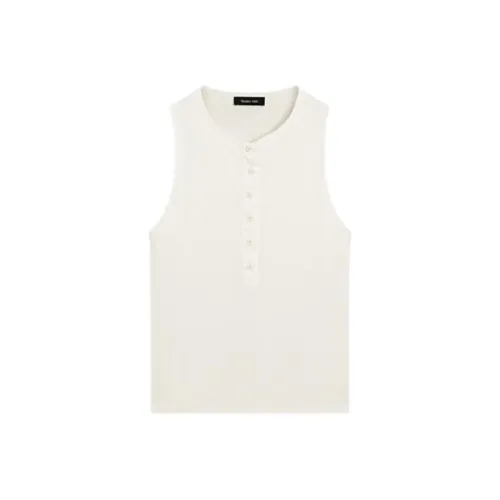 Massimo Dutti Белые Женские T-рубашки