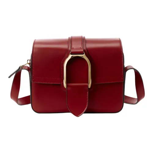 Polo Ralph Lauren Сумка через плечо из коровьей кожи стандартная женская красная