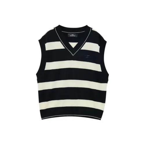 SUNTOMORROW Свитер 2025 Spring Черный Белый Полосы Подростки