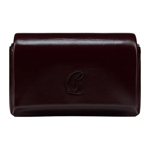CL Телячья кожа Сумка через плечо Маленькая Сумка на плечо Женская Бургунди