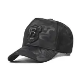 Высокая кепка Camouflage R Logo: Черный (Полная тканевая версия)