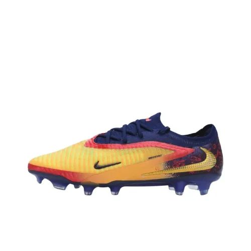 Nike Phantom 6 Футбольные бутсы Низкие Топ Желтый/Синий Унисекс