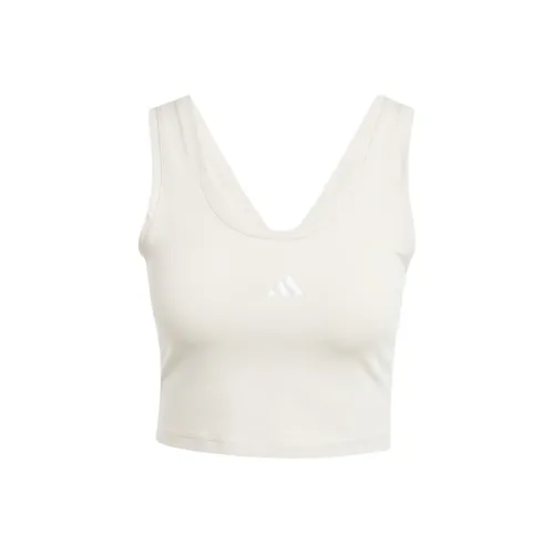 Adidas ESSENTIALSLifestyle Майка Женская Бежевая Белая