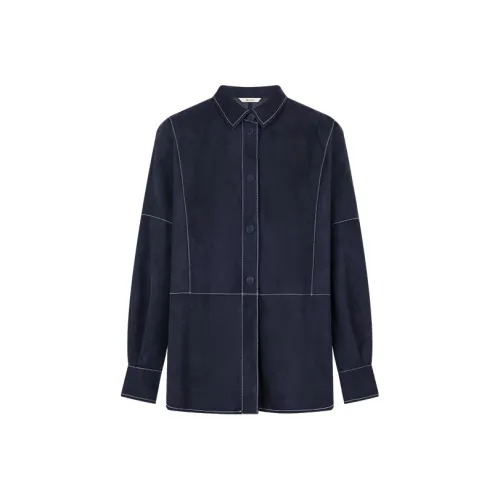 MEIYANG Темно-синий, Этот товар НЕ имеет права на скидки для членов, Женские рубашки