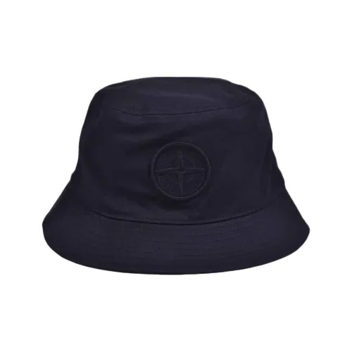 STONE ISLAND Мужские хлопковые панамы Темно-синий