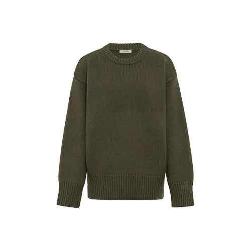 MEIYANG Зеленые Женские Свитера