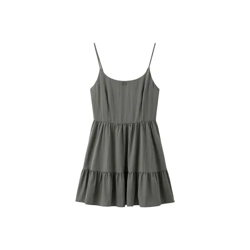 LEDIN Carbon Gray Женские Слип-платья