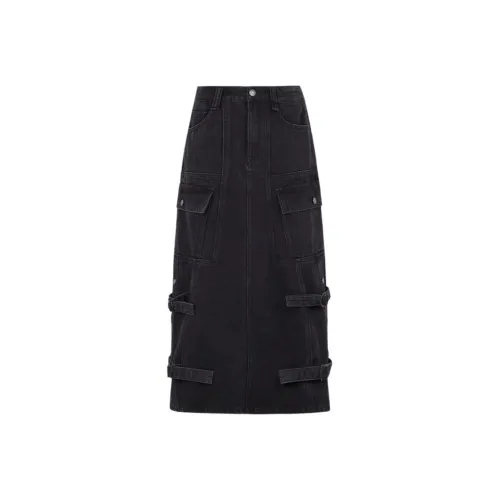 MEIYANG Деним Длинная Юбка Женская