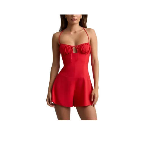 OH POLLY Алый Красный/Алый Женские Комбинезоны