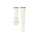 Белый, цвет розового золота, пряжка