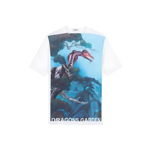 Valentino Белая Мужская T-Рубашка